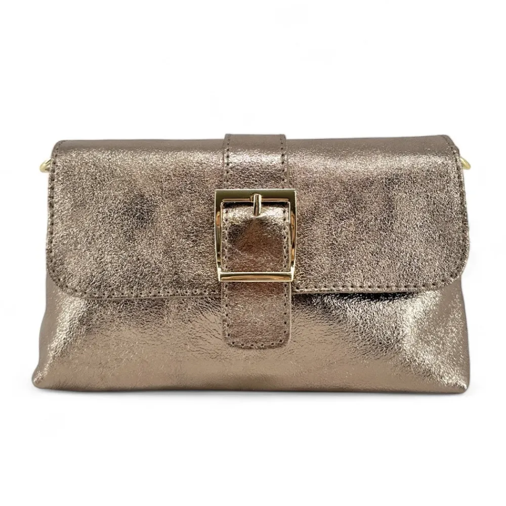 OH MY BAG Sacs En Cuir Métallisé-Mini-sac à main en cuir irisé VENEZIA