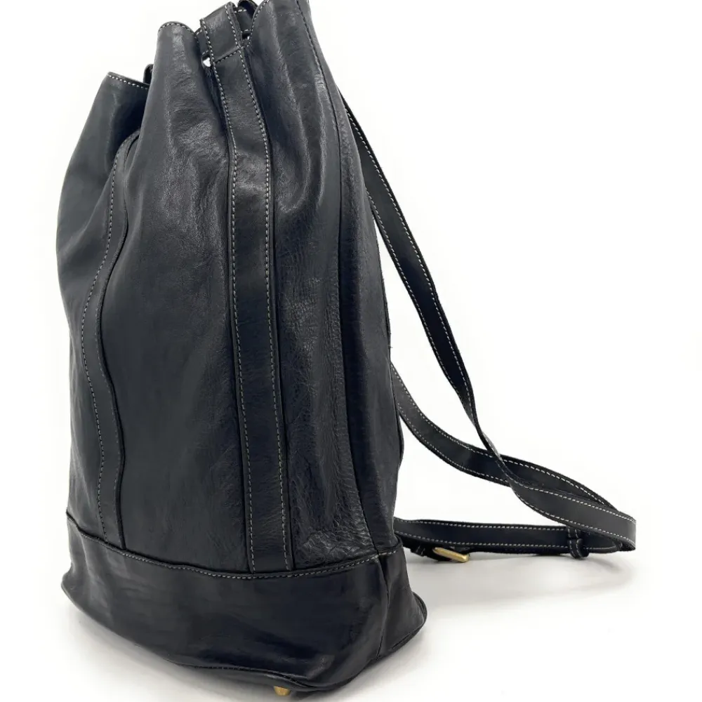 OH MY BAG Sacs En Cuir Vintage, Tannage Végétal-Sac à dos en cuir souple vintage tannage végétal HYPERION