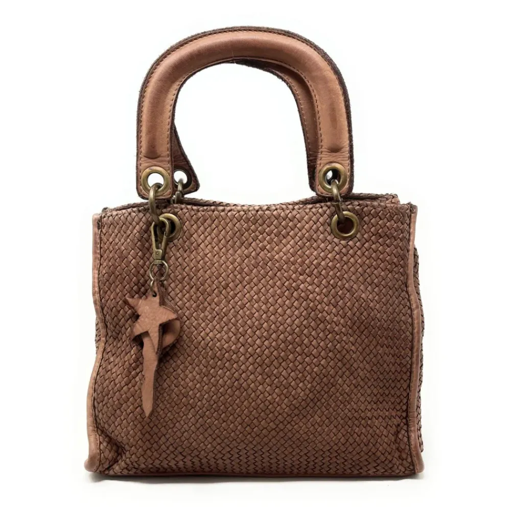 OH MY BAG Sacs En Cuir Tressé-Sac à main en cuir vintage MISS CLEO