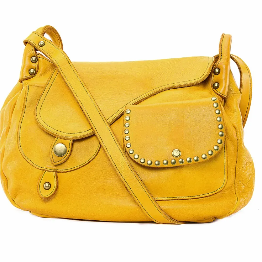OH MY BAG Sacs En Cuir Vintage-Sac besace à bandoulière en cuir vintage MISS CLYDE