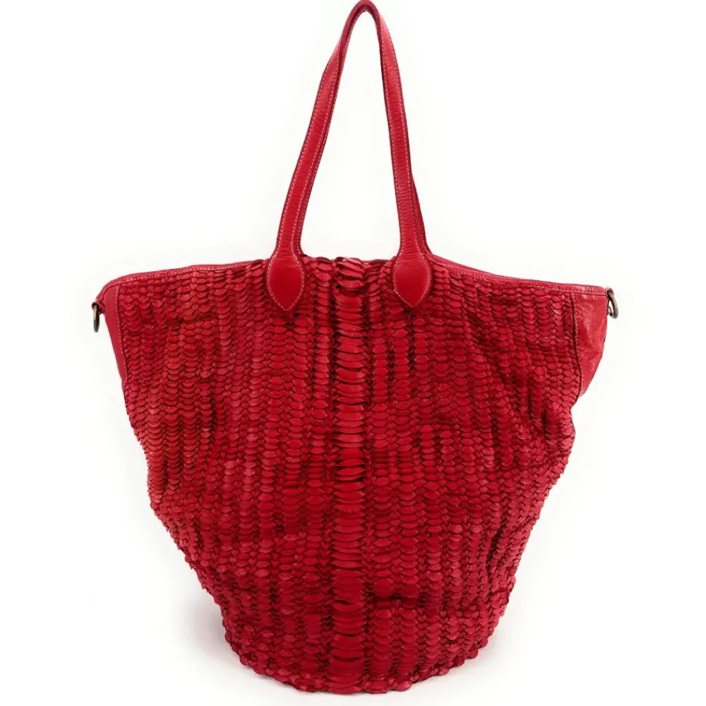 OH MY BAG Sacs En Cuir Tressé-Sac cabas en cuir tressé vintage MISS SELAH
