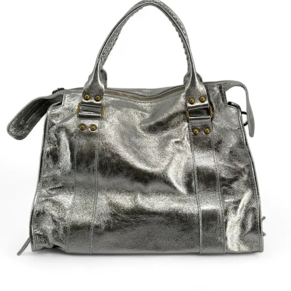OH MY BAG Sacs De Rentrée, Bureau, Cours-Sac de bureau en cuir irisé SANDSTORM E.L. SIROCCO Argent foncé argent fonce